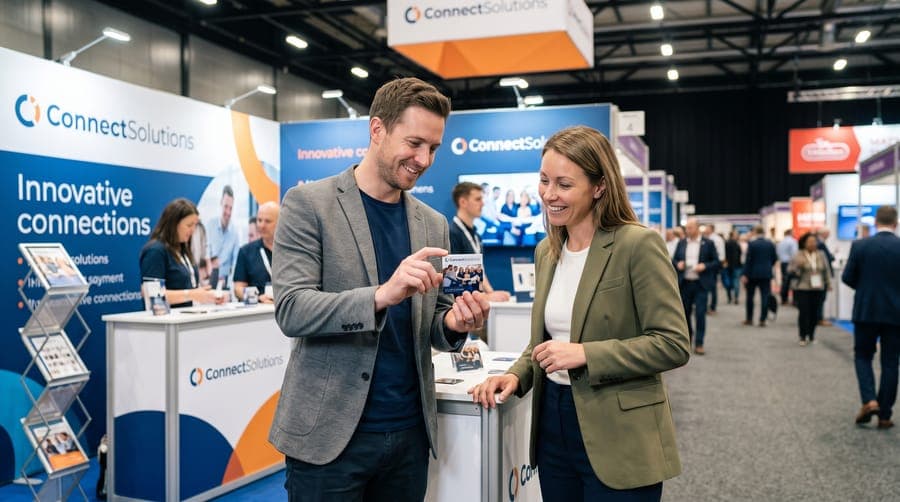 Branded Fotomagnete für Unternehmen auf der Messe